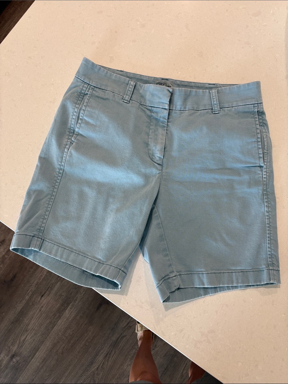 J. Crew Light Blue Cotton Chino Bermuda Shorts